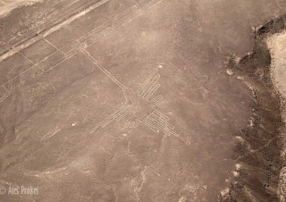 Nazca, geoglyf zobrazující kolibříka