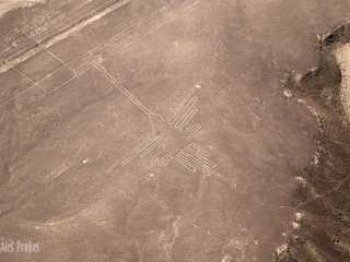 Nazca, geoglyf zobrazující kolibříka