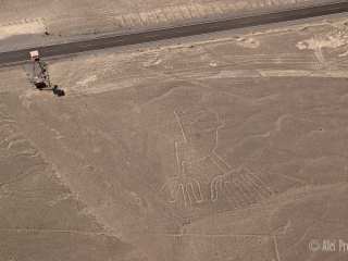 Nazca, geoglyf zobrazující ruce