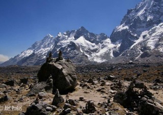 Trek na Machu Picchu, sedlo pod vrcholem Salkantay 4600 m