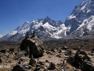 Trek na Machu Picchu, sedlo pod vrcholem Salkantay 4600 m