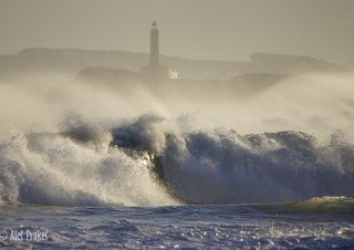 Ostrov Isla de Mouro v bouři