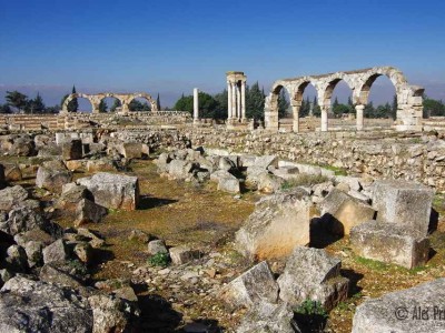 Zbytky města Umayyad