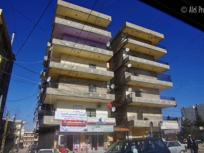 Město Zahlé (foceno z auta)