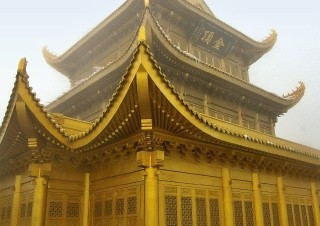 Zlatý chrám, Golden Summit, pohoří Emei Shan