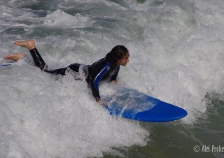 Surfování v zátoce El Sardinero