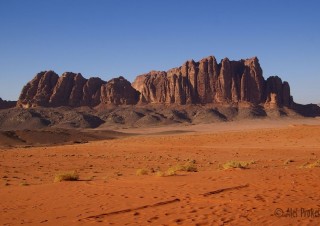 Poušť Wadi Rum