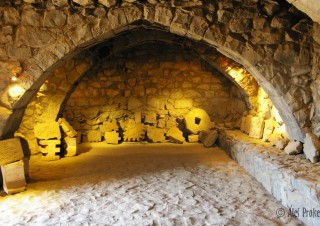Interiér hradu Qasr Azraq