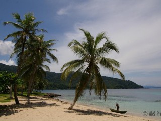 Pláž Playa Blanca, La Miel, Panama