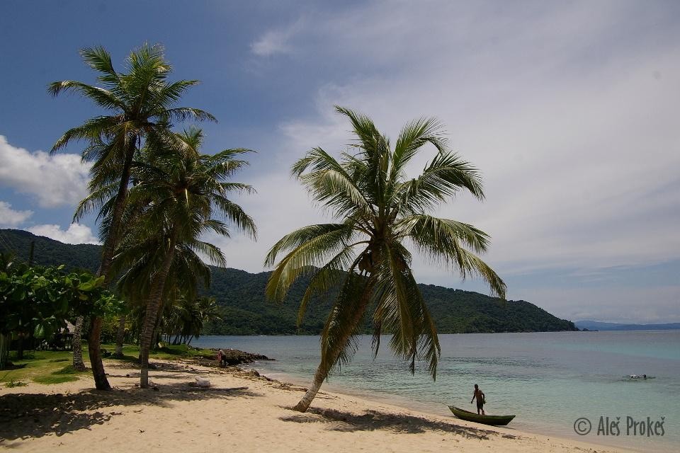Pláž Playa Blanca, La Miel, Panama