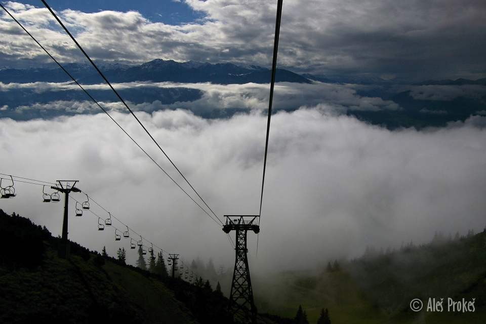 Innsbruck, lanová dráha Seegrube