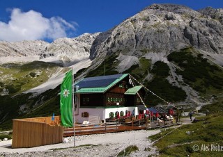 Chata Pfeishütte, Nordkette, Tyrolsko