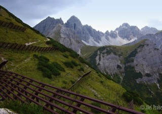 Marchreisenspitze (2620 m), Ampferstain (2556 m), Marchreisenspitze (2571 m), oblast Axamer