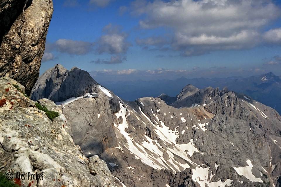 Dachstein-Salzkammergut, cílová stanice lanovky nad ledovcem Dachstain