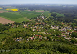 Pohled z vyhlídky hradu Bezděz