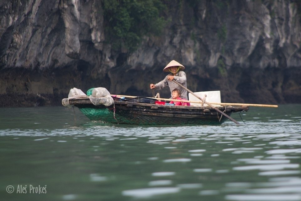 Obyvatelé zátoky Ha Long
