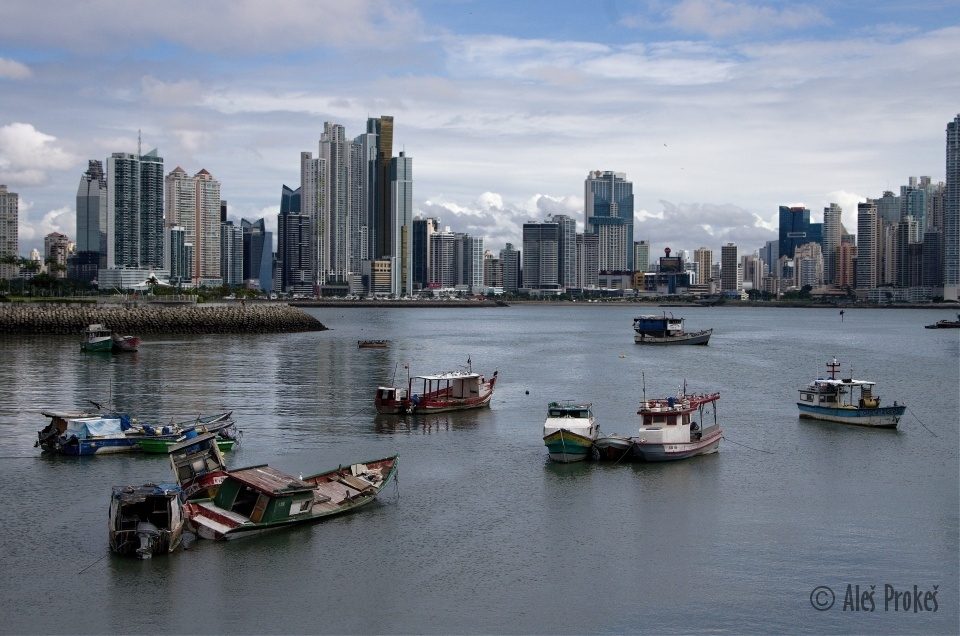 Moderní část hlavního města Panama
