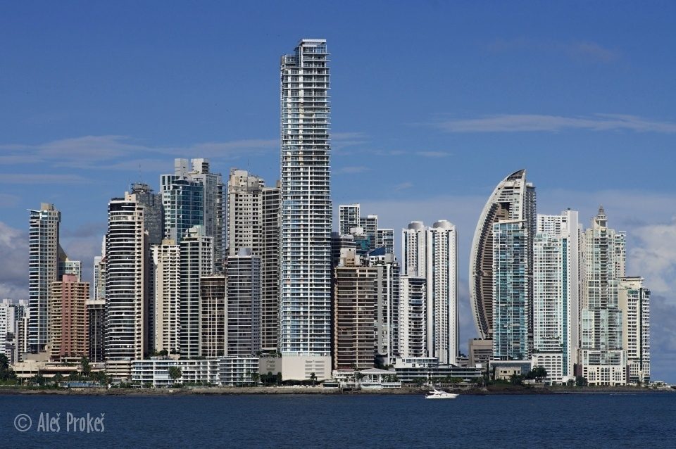 Moderní část hlavního města Panama