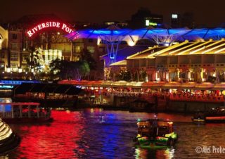 Riverside Point Singapur, přístav výletních lodí