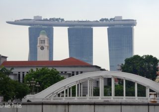 Singapur pohled na Marina Bay Sands