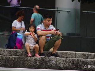 Singapur nábřeží u Alexandra Canal