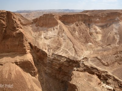 Pohled z pevnosti Masada