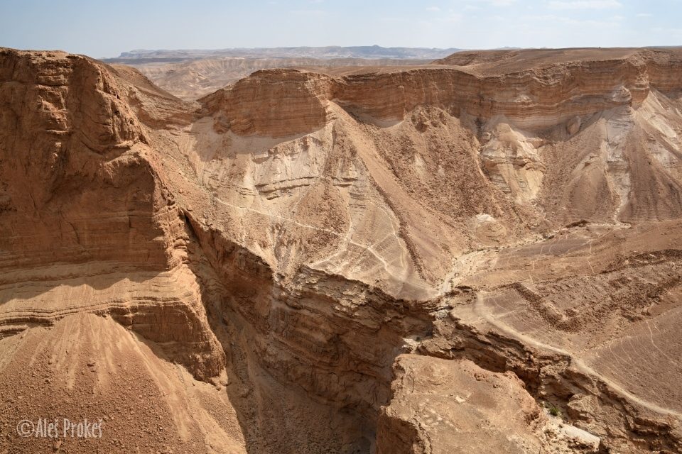 Pohled z pevnosti Masada