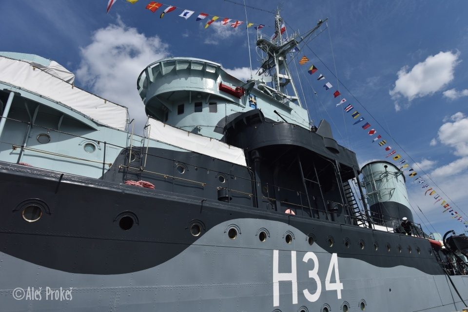 ORP Blyskawica, polský torpédoborec, Gdyně