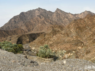 Pohoří v oblasti Dahir u Waib Al Hanna