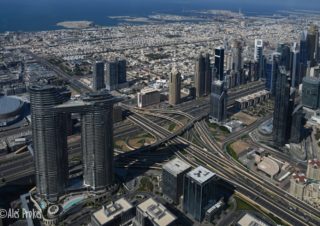 Dubaj, pohled z Burj Khalify