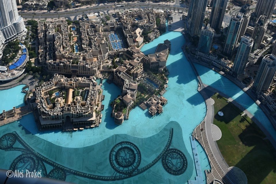 Dubaj, pohled z Burj Khalify