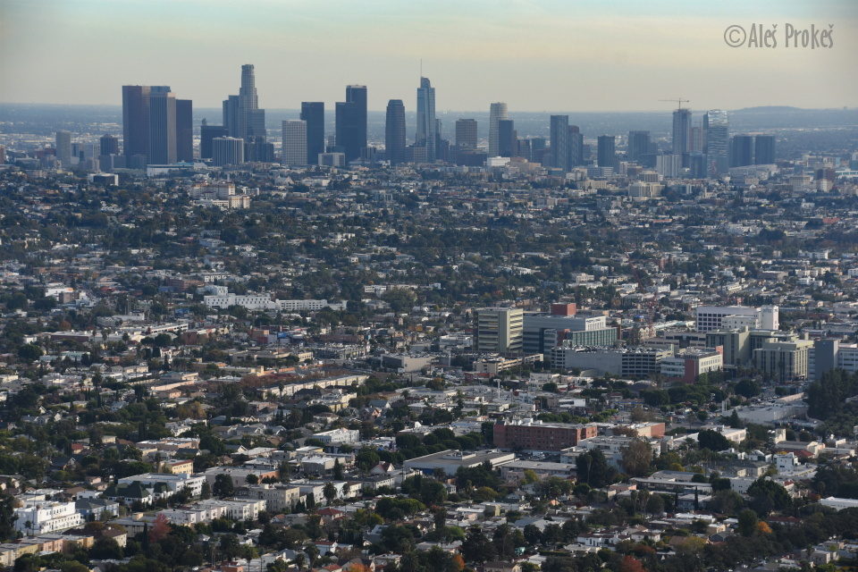 Los Angeles, pohled od Griffith observatoře