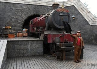 Bradavický expres Universal Studios Hollywood (z filmu Harry Potter)