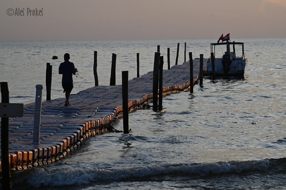 Thajský záliv, Sihanoukville, Kambodža