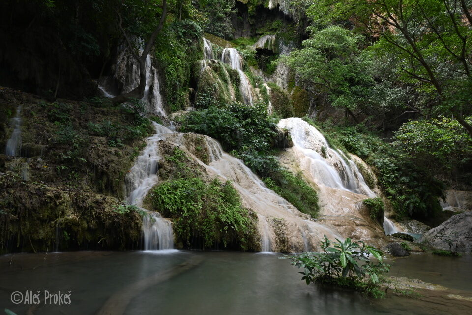 Národní park Erawan, vodopád úroveň 7