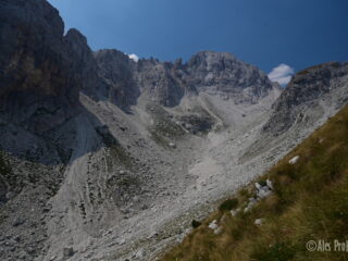 12 Prokletije (Albánské Alpy), cesta na vrchol Maja Jezerčaja