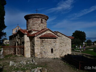 32 Pravoslavný klášter Zvërnec, Albánie