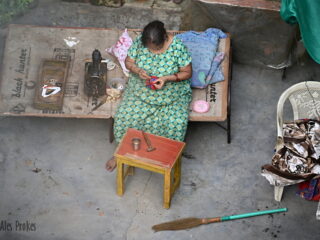 33 Stará čtvrť Varanásí